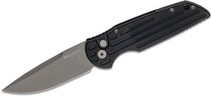 Pro-Tech TR-3 - Black Handle + Bead Blasted 154CM Blade