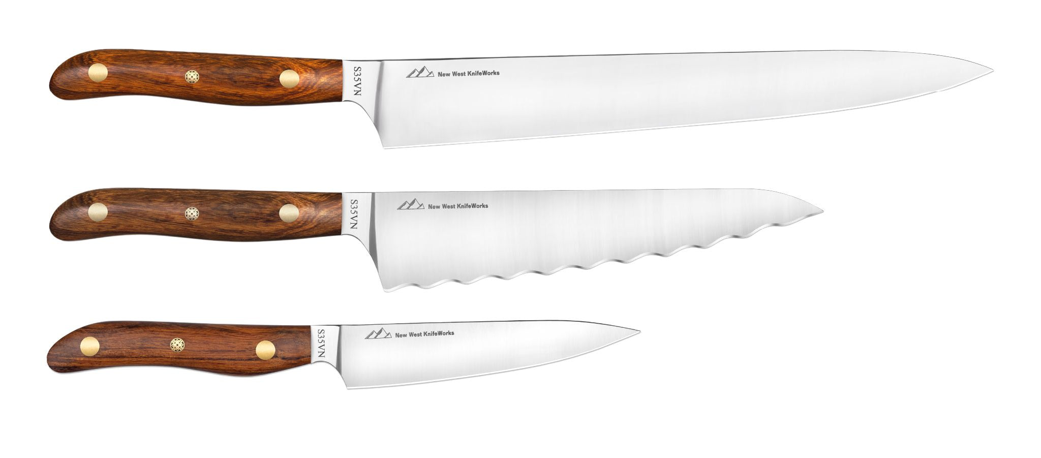 3pc Chef de Cuisine Pro Set. - New West KnifeWorks