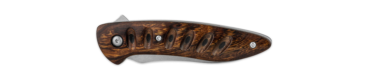 Saddleback Glory Folder - Ironwood & Black Liner - Fluted