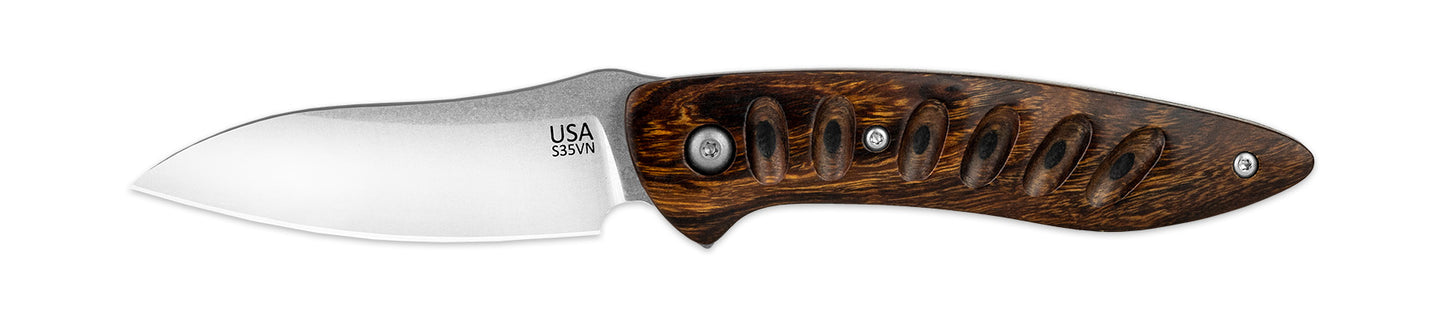 Saddleback Glory Folder - Ironwood & Black Liner - Fluted