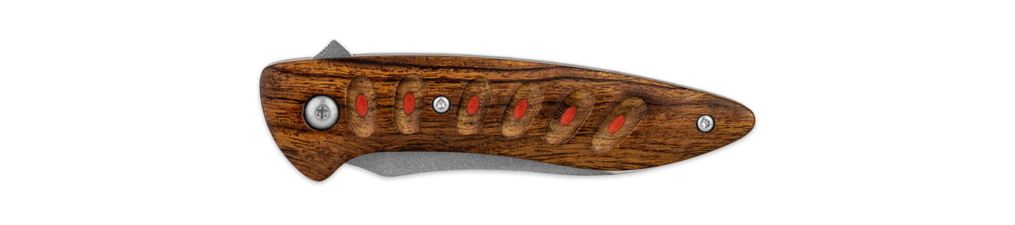 Saddleback Glory Folder - Ironwood & Red Liner