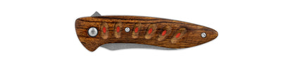 Saddleback Glory Folder - Ironwood & Red Liner