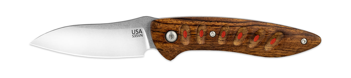 Saddleback Glory Folder - Ironwood & Red Liner