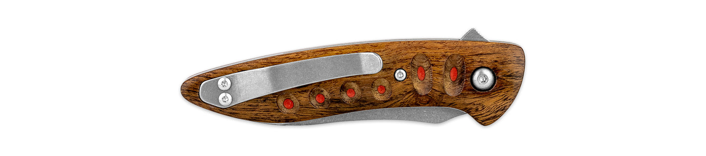 Saddleback Glory Folder - Ironwood & Red Liner